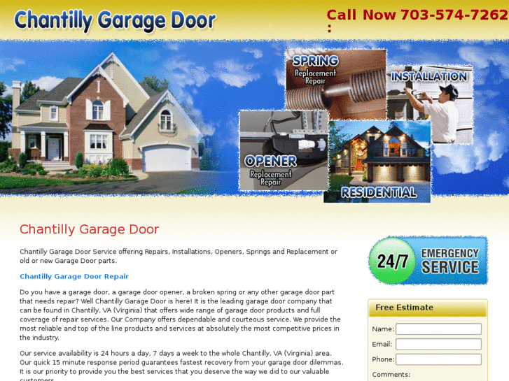 www.chantillygaragedoor.com