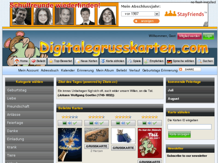 www.digitalegrusskarten.com