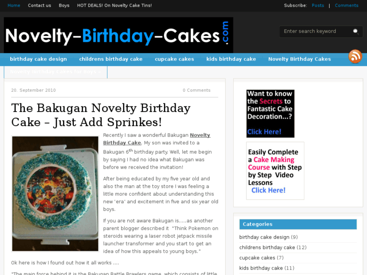 www.novelty-birthday-cakes.com