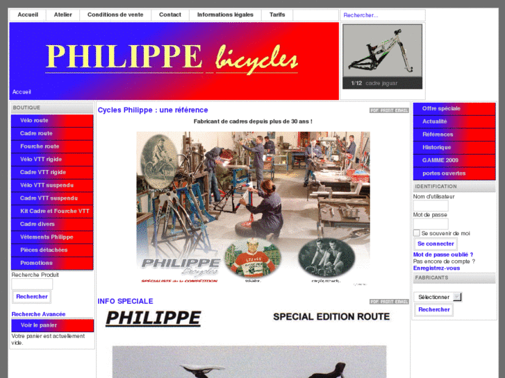 www.philippe-bicycles.com