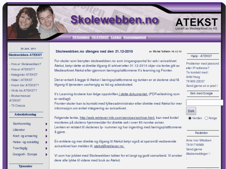 www.skolewebben.no