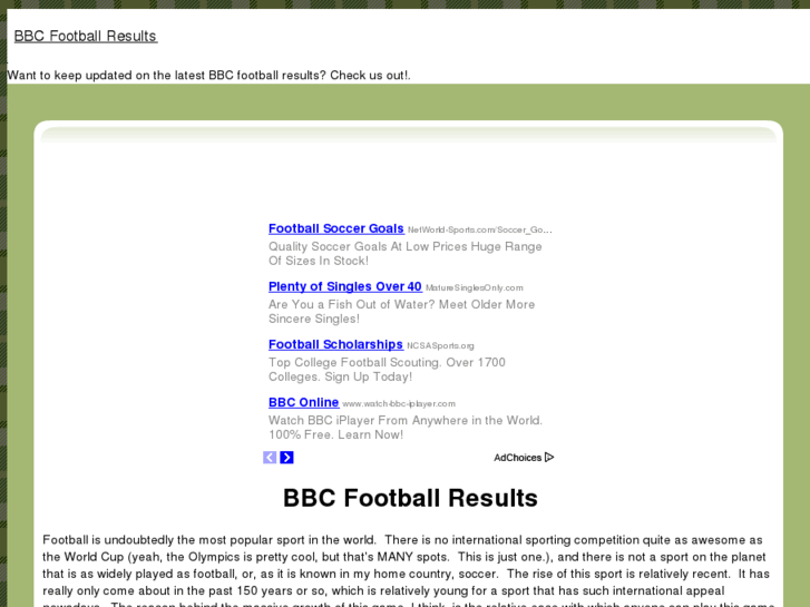 www.bbcfootballresults.com