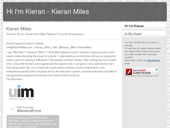 www.kieranmiles.com