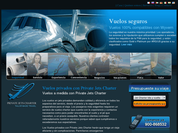 www.privatejetscharter.es