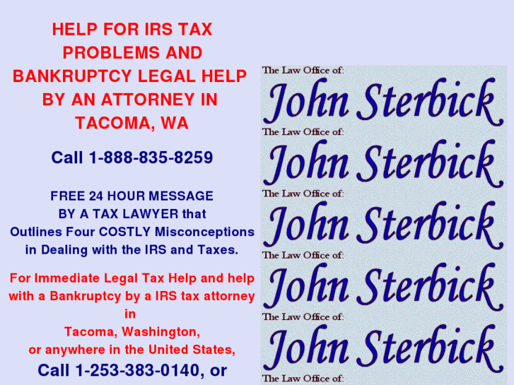 www.tacoma-attorney-irs-tax-problems-help.com