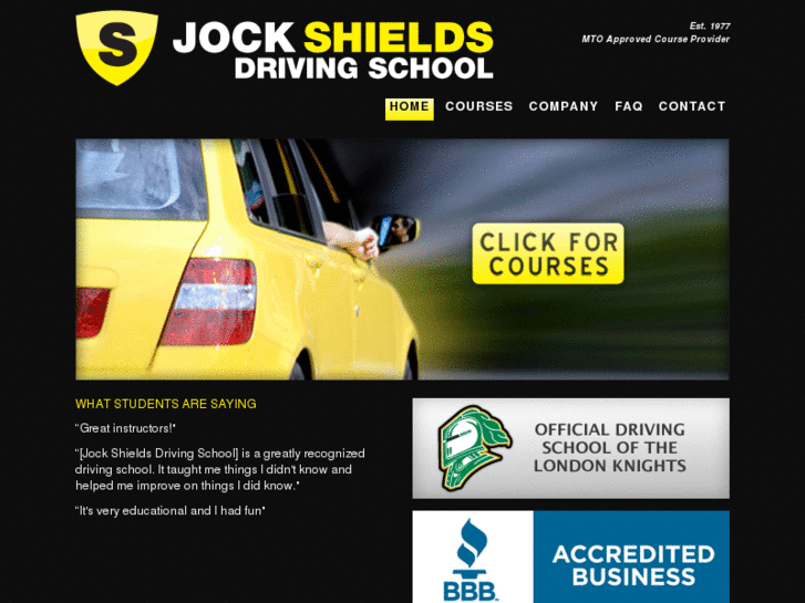 www.jockshieldsdrivingschool.com