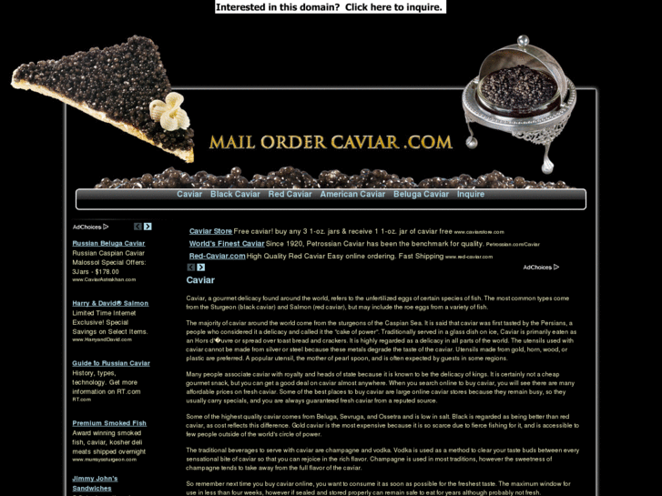 www.mailordercaviar.com