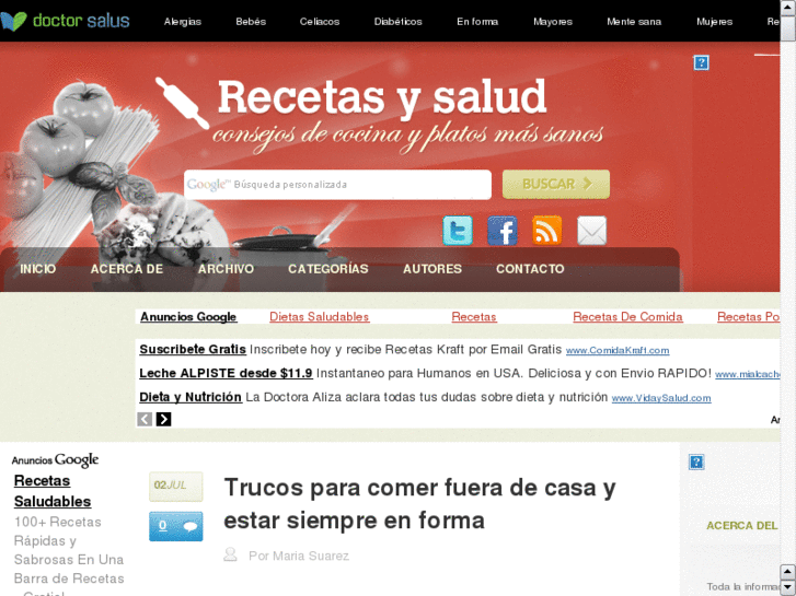 www.recetasysalud.es