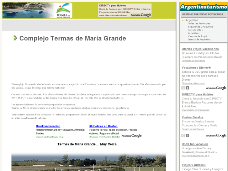 www.termasdemariagrande.com.ar