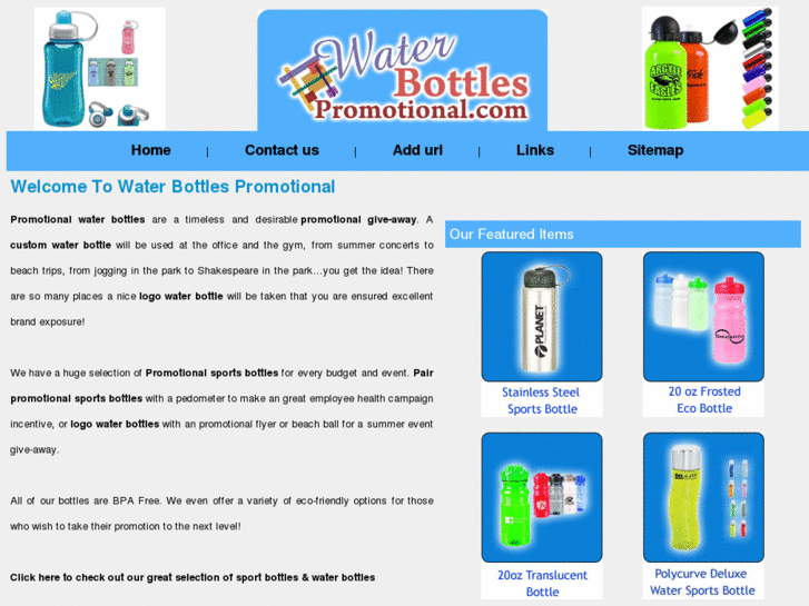 www.waterbottlespromotional.com