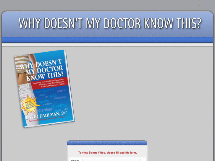 www.whydoesntmydoctorknowthis.com