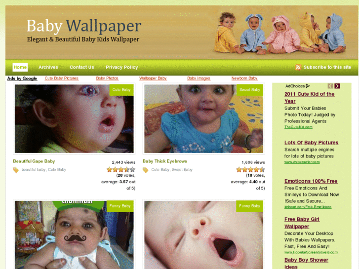 www.babywallpaper.org