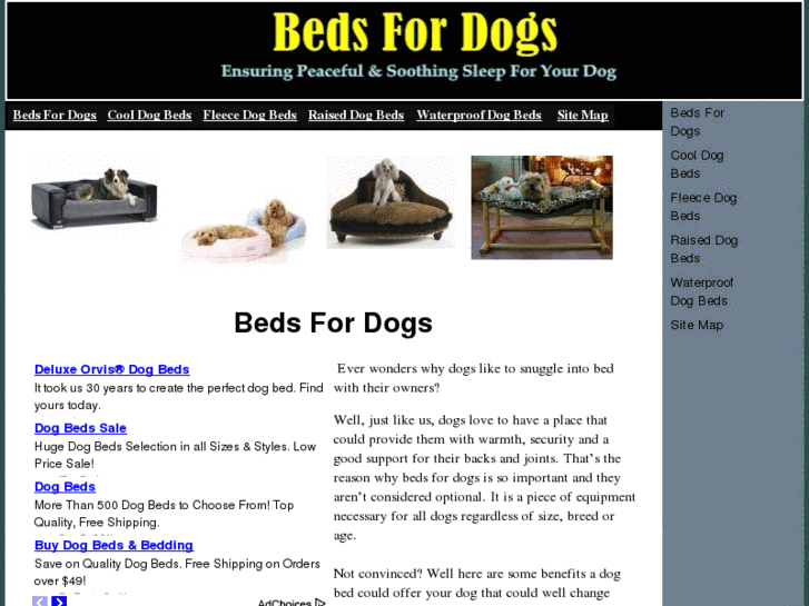 www.bedsfordogs.net