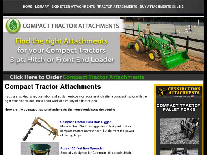 www.compacttractorattachments.com