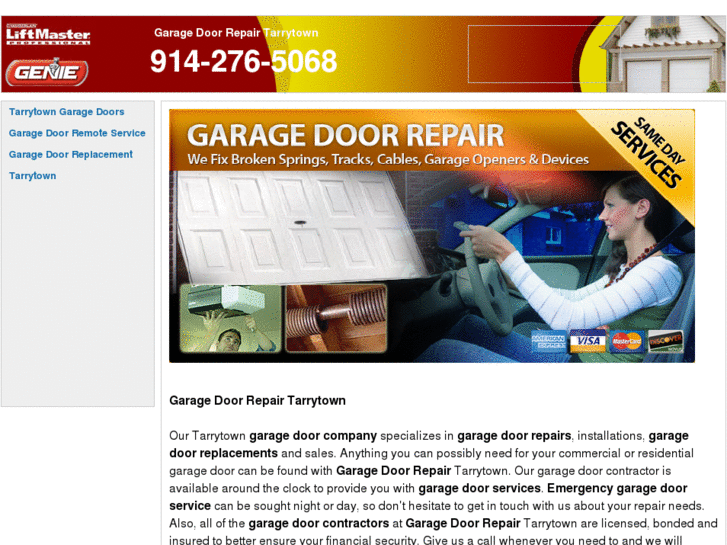 www.garagedoorrepairtarrytown.com