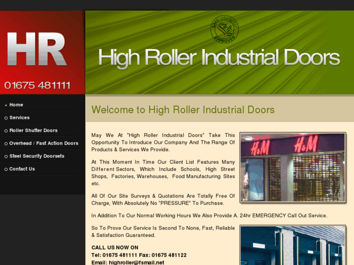 www.highrollerdoors.com