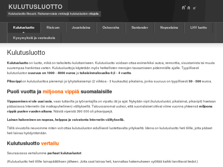 www.kulutusluotto.org