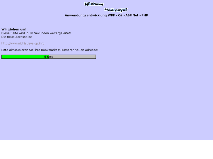 www.michisdevelop.de
