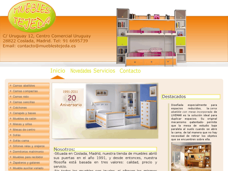 www.mueblestejeda.es