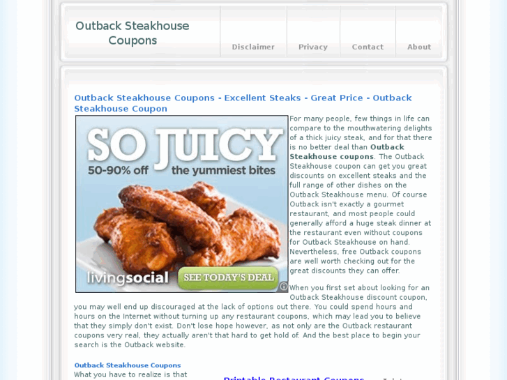 www.outbacksteakhousecoupons.org