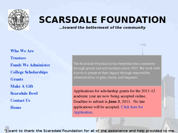 www.scarsdalefoundation.org