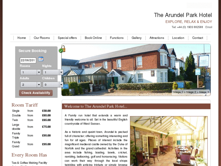 www.arundelparkhotel.co.uk