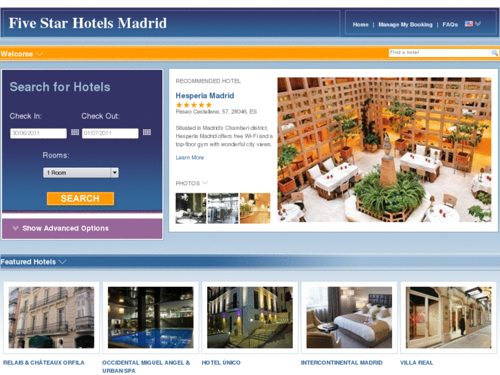 www.fivestarhotelsmadrid.com