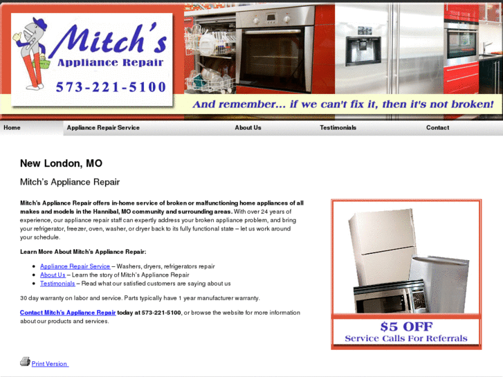 www.mitchsappliance.com