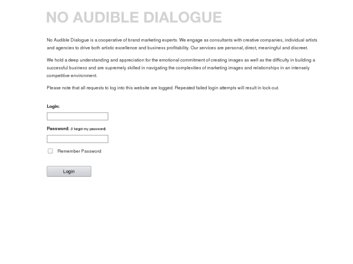 www.noaudibledialogue.com