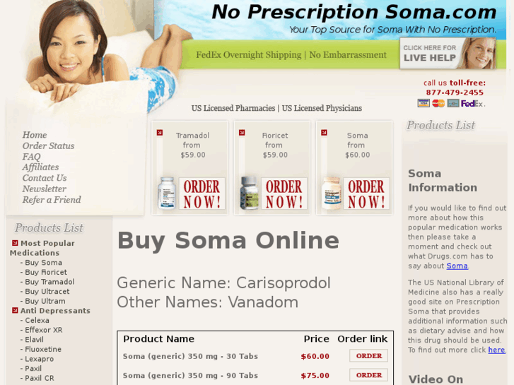 www.noprescriptionsoma.com