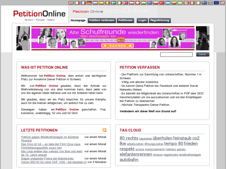 www.petitiononline.ch