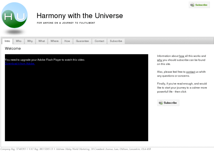 www.harmony-with-the-universe.com