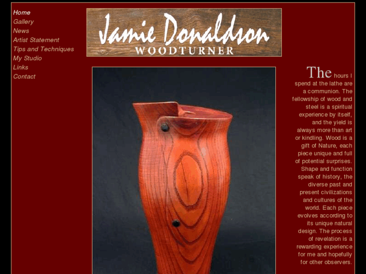 www.jamiedonaldsonwoodturner.com