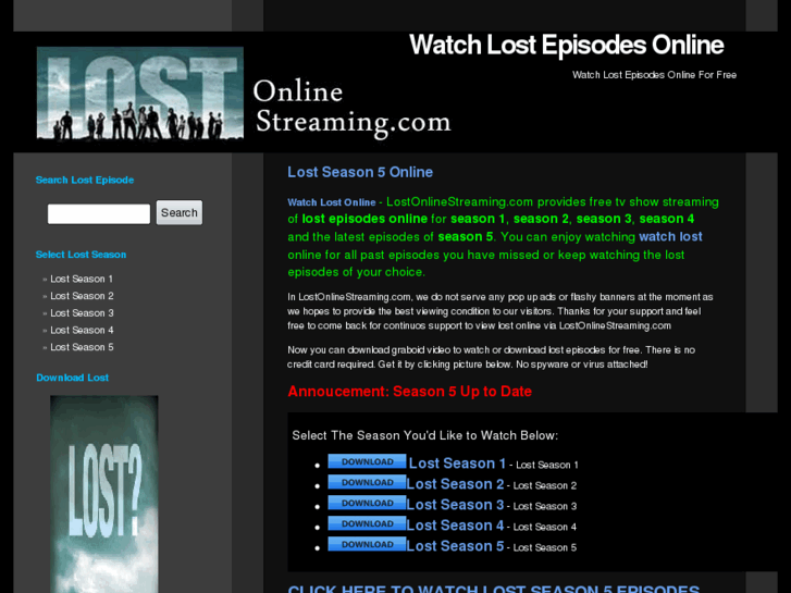 www.lostonlinestreaming.com