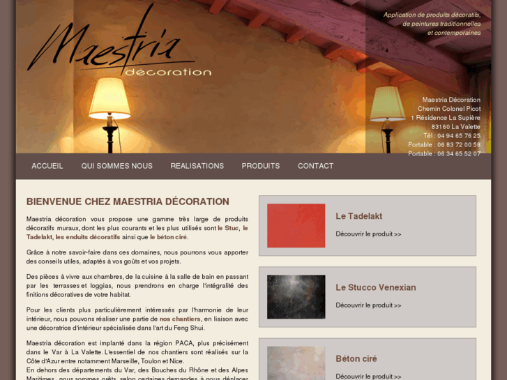 www.maestria-decoration.com