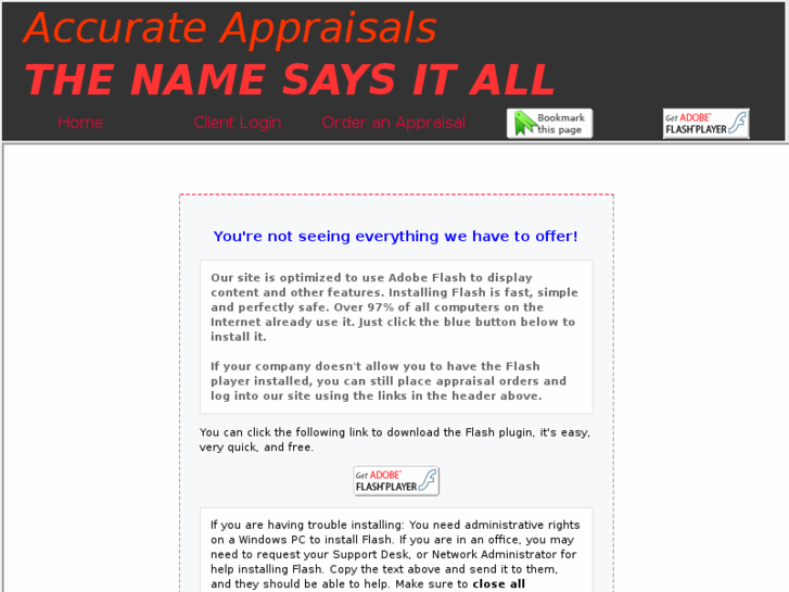 www.accurate-appraisals.net