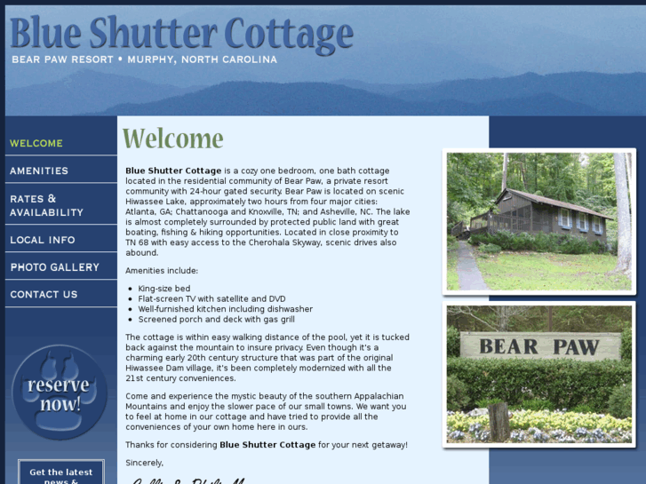 www.bearpawcottagerental.com