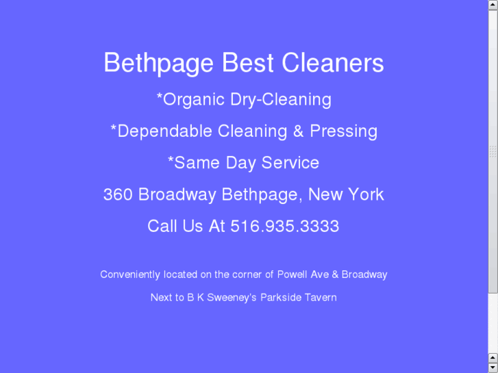 www.bethpagebestcleaners.com