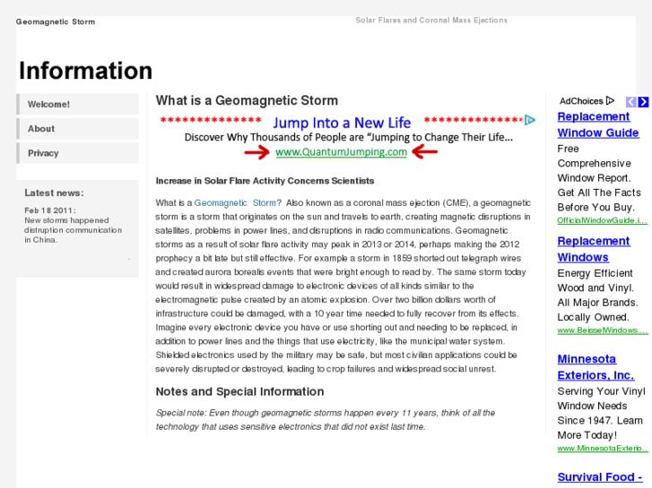 www.geomagneticstorm.org