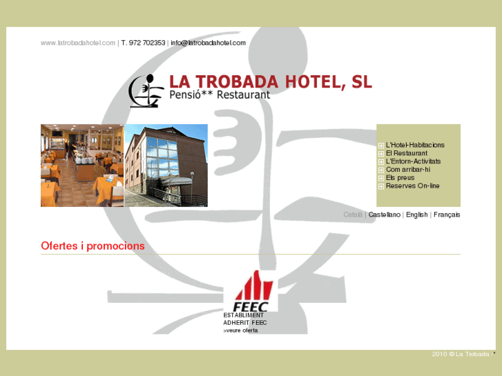 www.latrobadahotel.com