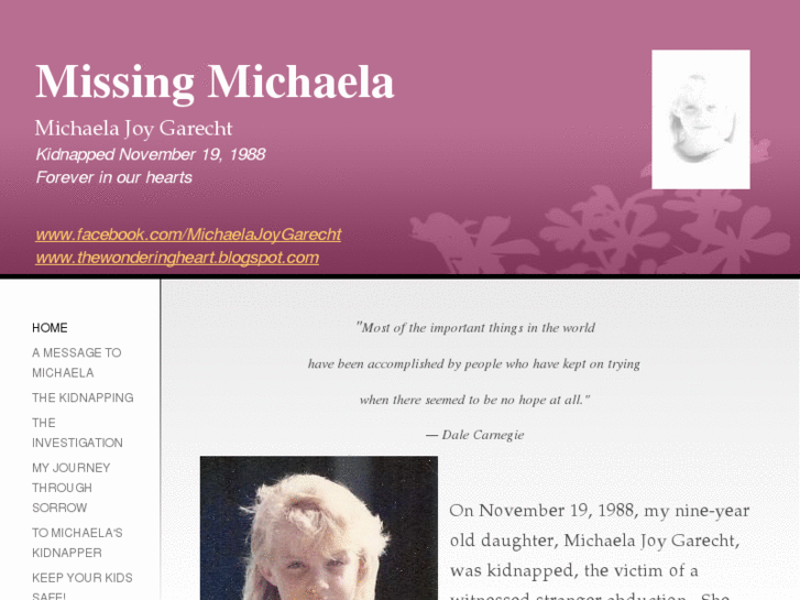 www.missingmichaela.com