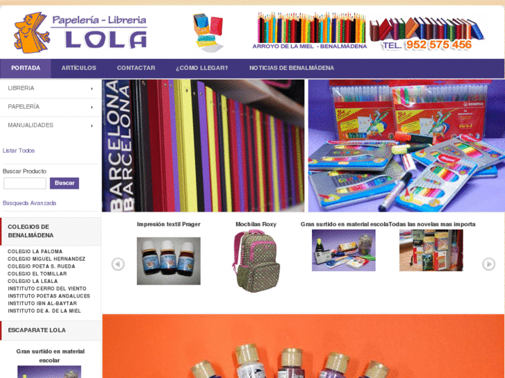 www.papelerialola.es