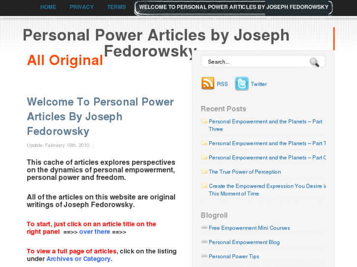 www.personalpowerarticles.com