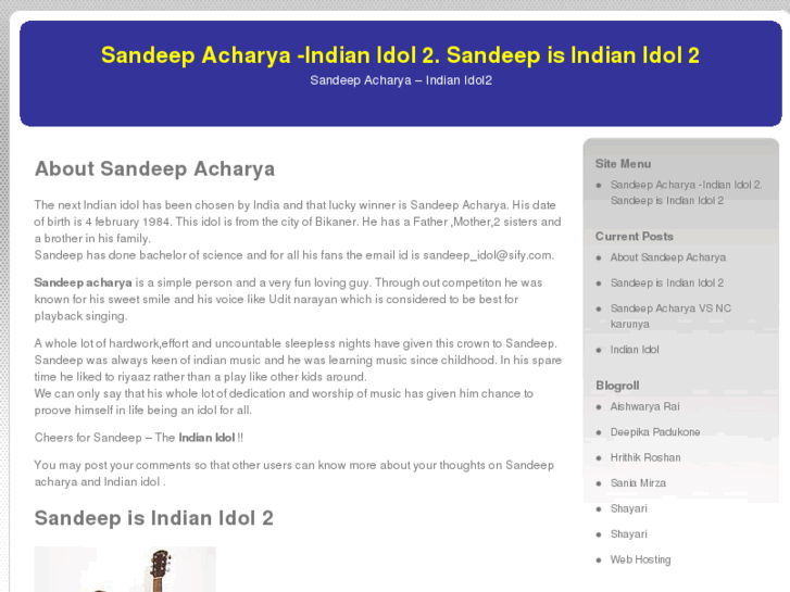 www.sandeepacharya.in