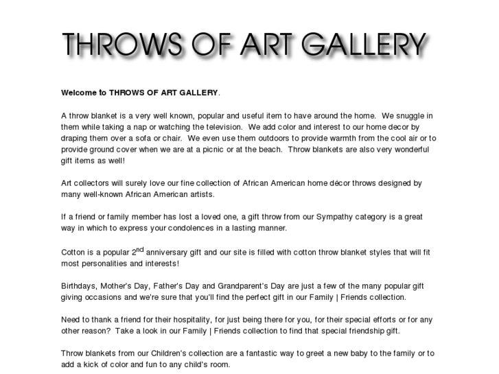 www.throws-of-art-gallery.com