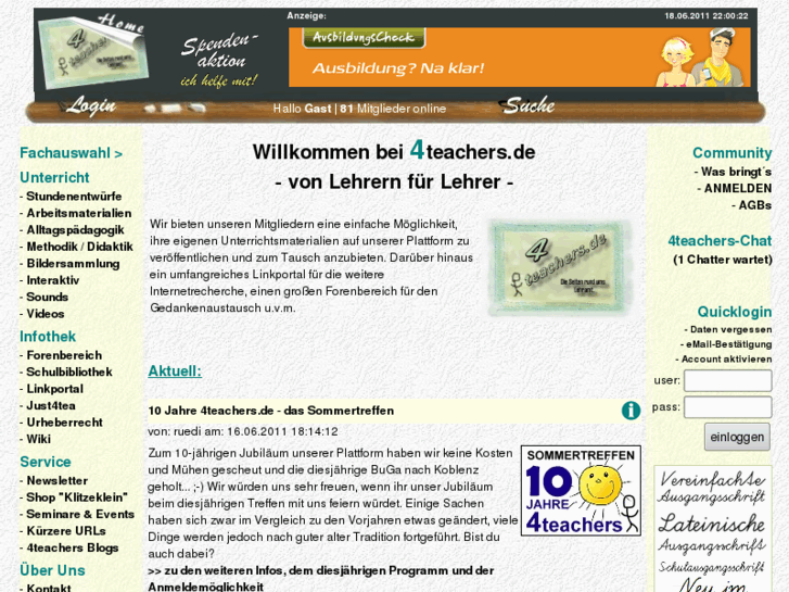 www.4teachers.de