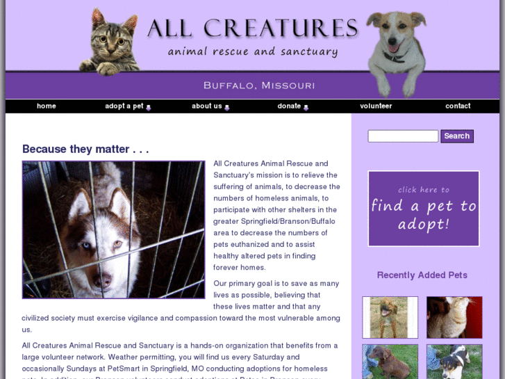 www.allcreaturesanimalrescue.org