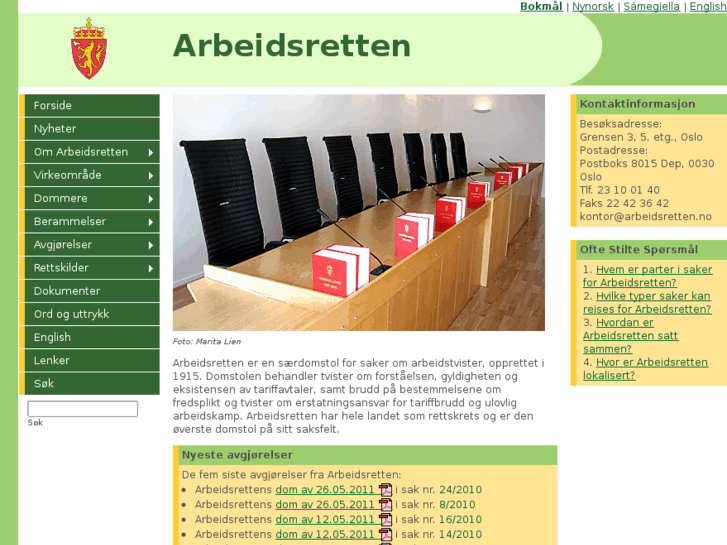 www.arbeidsretten.no