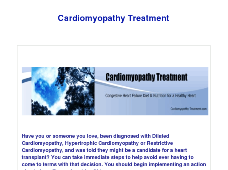 www.cardiomyopathy-treatment.com