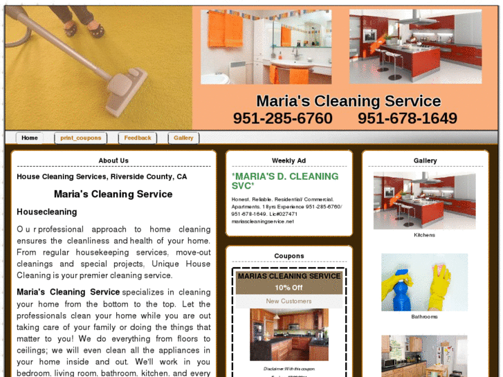 www.mariascleaningservice.net